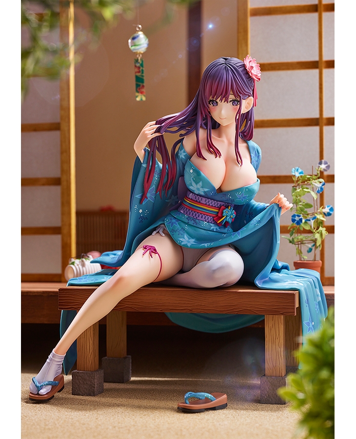 Opening up her Yukata