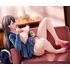 足で自撮り少女